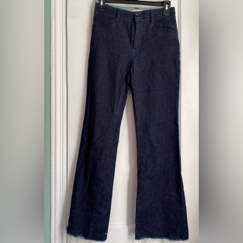 Anthropologie Flare Raw Hem Cowgirlcore Western Size:0